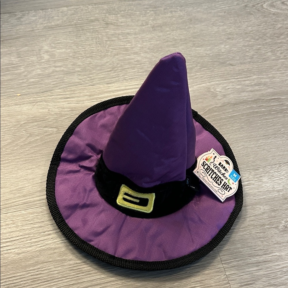 SALE🎈4/$10🎈Bark Witches Scritches Hat in Purple and Black